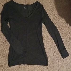 Gap dark gray long sleeve shirt